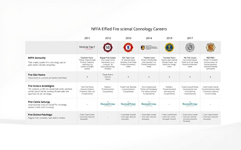 NFPA-certified programmes comparison