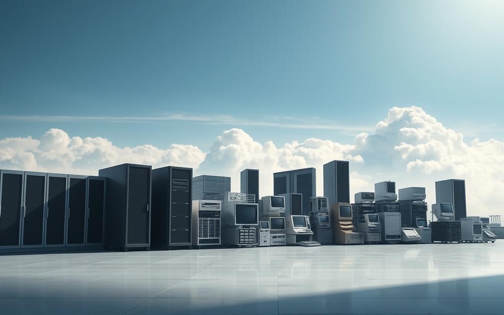 computing history timeline from mainframes to cloud technology